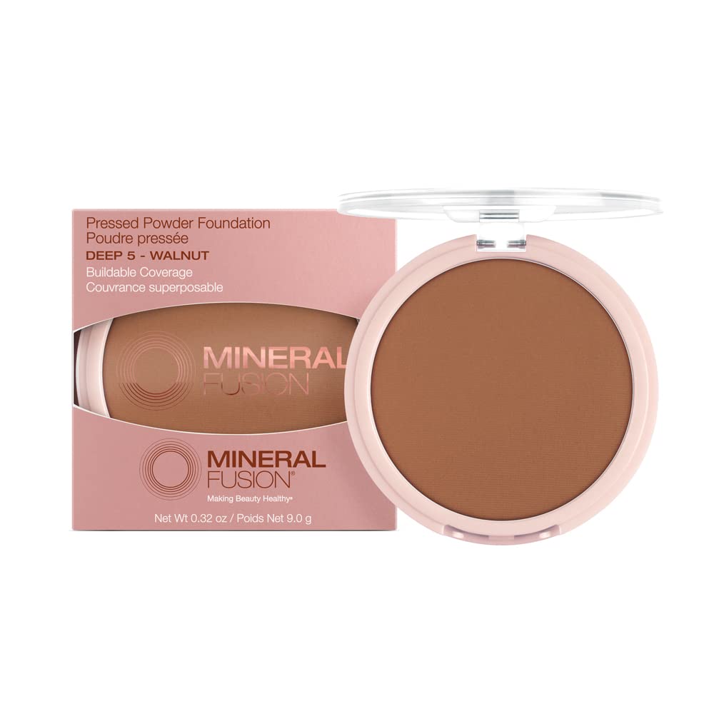 Mineral Fusion, Pressed Powder Foundation Warm 2, 0.32 Ounce