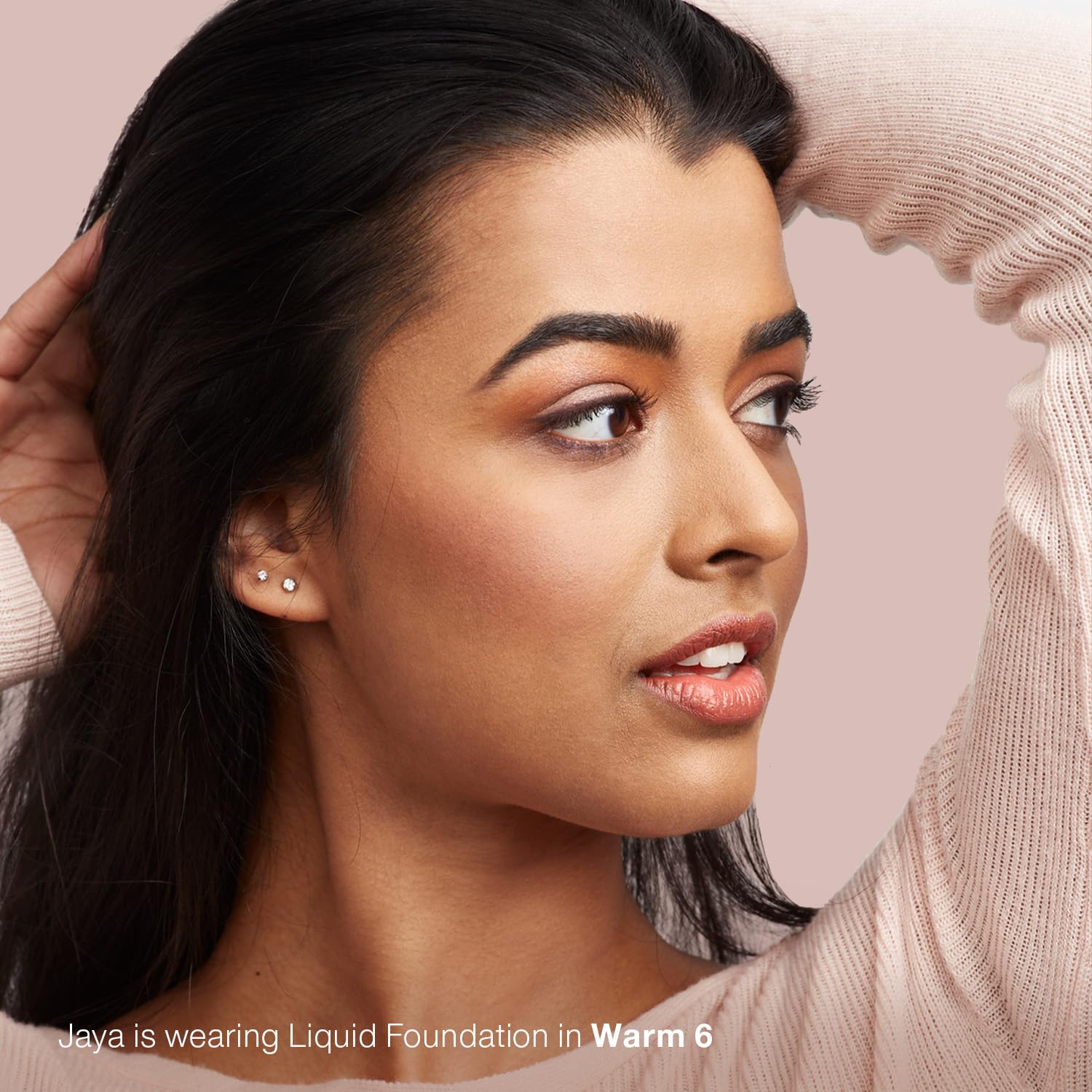 Mineral Fusion Full Coverage Foundation, Liquid Foundation - Warm 1- Light to Medium Complexion w/Golden Undertones, Lightweight Matte Finish, Up to 12 Hr Hydration, Hypoallergenic & Vegan, 1 fl. oz