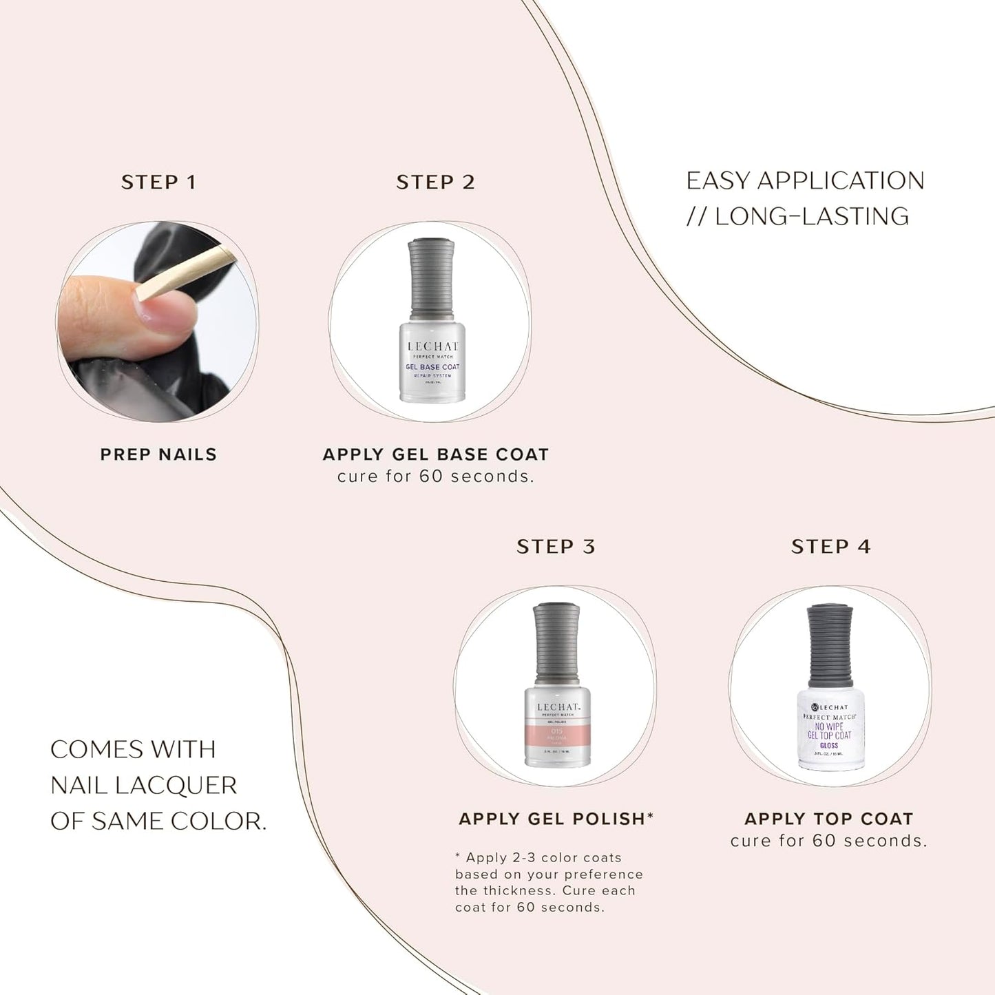 LECHAT Perfect Match Gel Polish, Willow Whisper