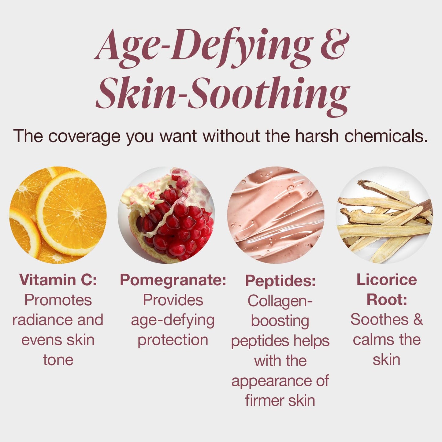 Mineral Fusion Full Coverage Foundation, Liquid Foundation - Warm 1- Light to Medium Complexion w/Golden Undertones, Lightweight Matte Finish, Up to 12 Hr Hydration, Hypoallergenic & Vegan, 1 fl. oz