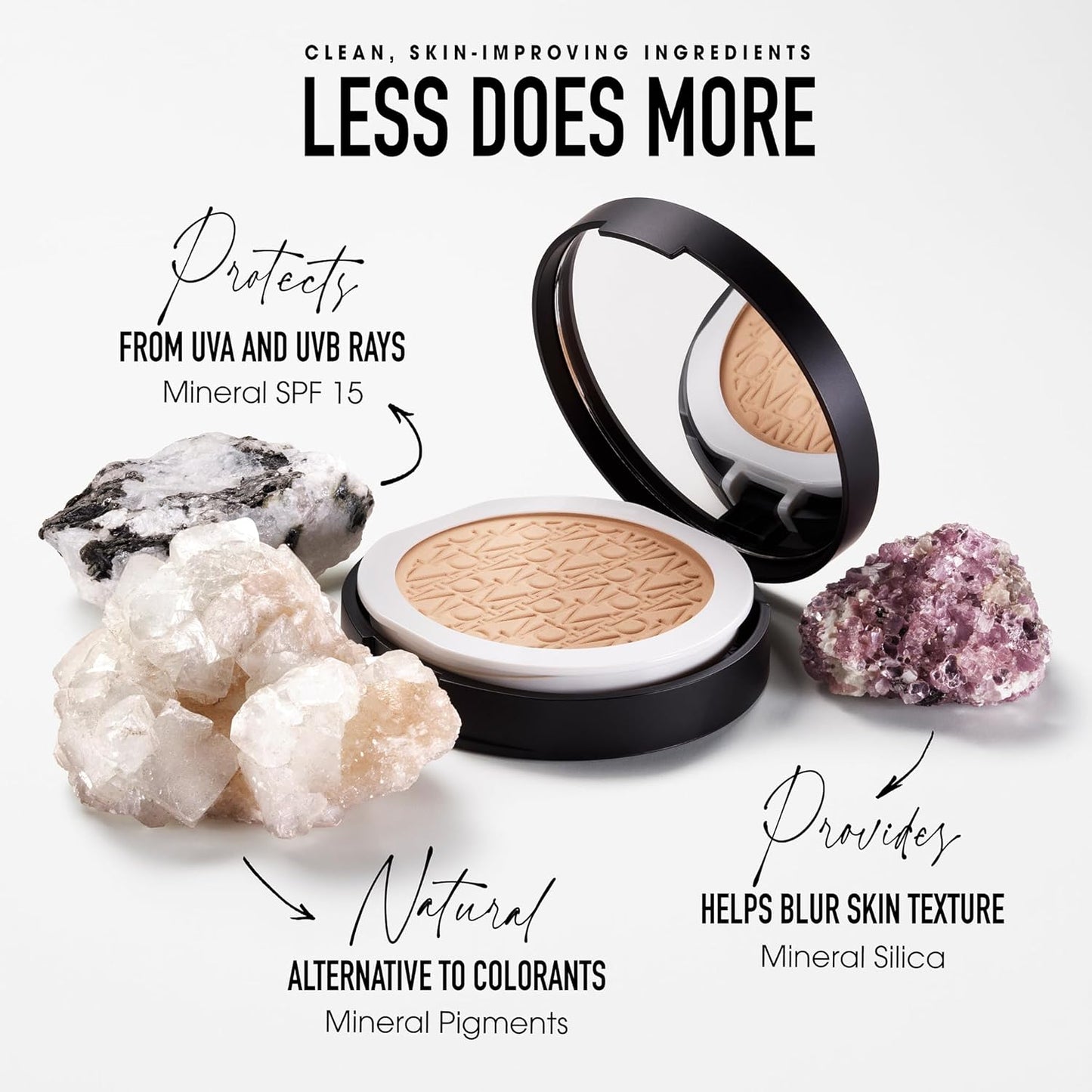 bareMinerals Original Pressed Powder Foundation Mineral SPF 15 – Talc-Free, Luminous Finish, Buildable Coverage, Vegan, Clean Beauty